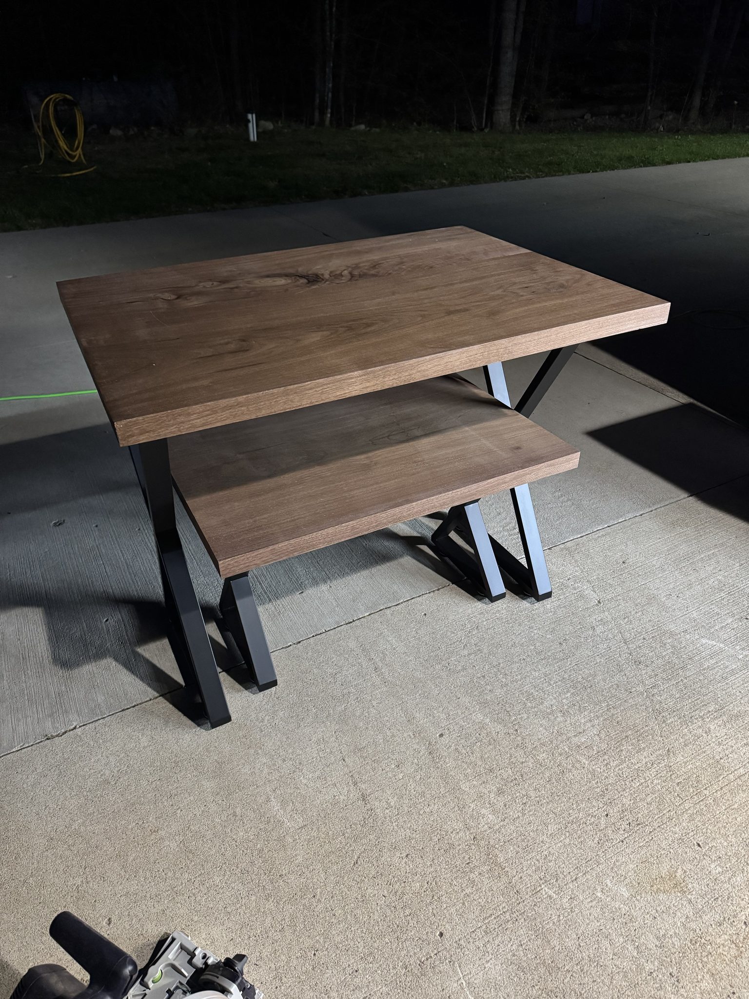 Live edge dining table